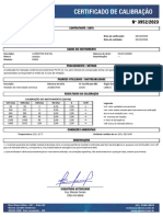 Certificado de Calibração 3952-2023 - AKROM