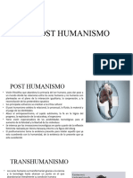 El Post Humanismo