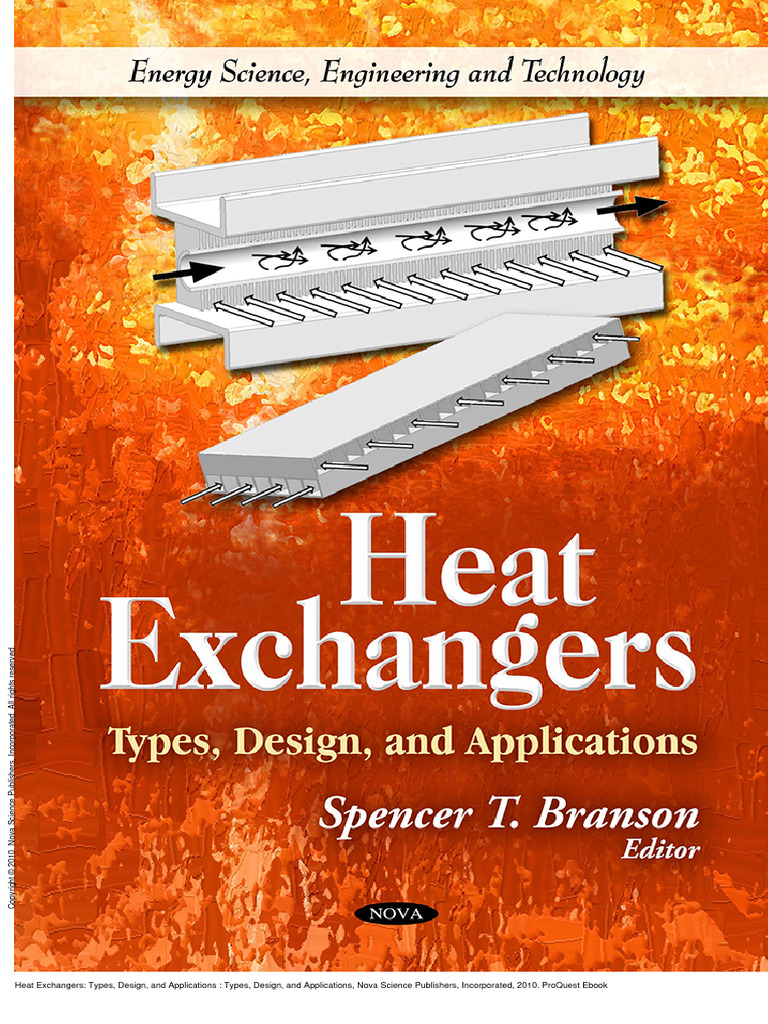 Heat exchangers types design and applications types design and