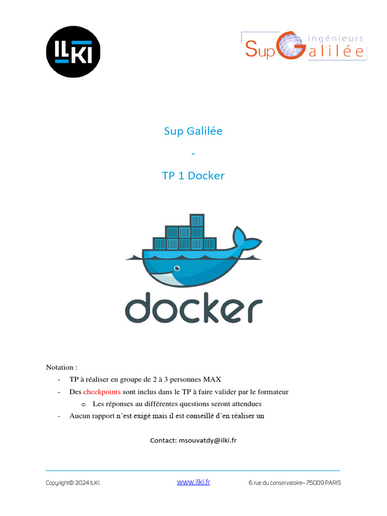 TP Docker : Guide d'installation et d'utilisation | PDF | Variantes ...