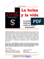Dossier de Prensa Dosier La Bolsa y La Vida Es