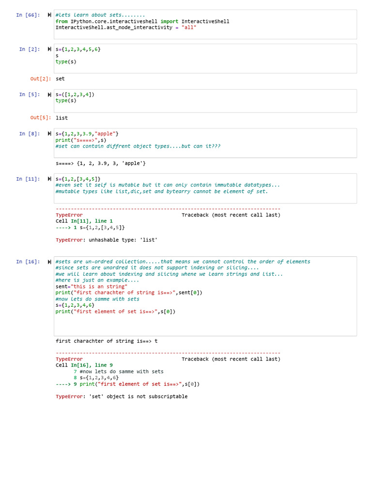 Set1 - Jupyter Notebook - 091348 | PDF | Software Development ...