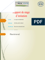 Rapport de Stage