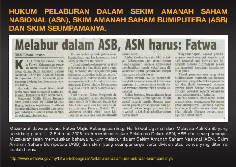 Fatwa Asb - Keratan  PDF