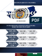 Derecho Disciplinario en Colombia