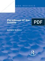 Bernard Bolzano - Paradoxes of The Infinite - (2013)