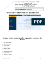 Manual de Ayuda Módulo Portal Del Estudiante
