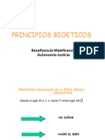 Principios de La Bioetica