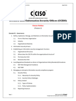 CCISOv3 Course Outline