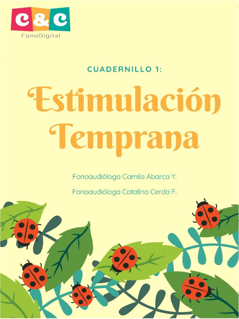 Actividades de Estimulación Temprana | PDF | Artes del Lenguaje y ...