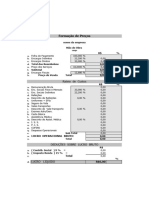 Planilha de Custos Mensais de Funcionário