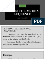 Illustrating Arithmetic Sequence