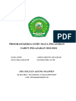 PROGRAM KERJA GURU MAPEL Asri