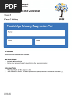 Stage 6 ESL - Paper 3 - Writing