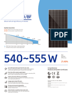 Dah Solar - DHM-72X10 BF 555W