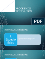 Proceso de Observación