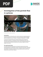 0672 - Investigation of The Particle Flow in Cyclones