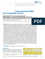 Multi-Functional Resource-Constrained Elliptic Curve Cryptographic Processor