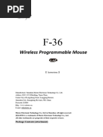 Wireless Programmable Mouse: Package Contents (Attachment)