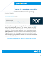 Sexualidad - La Educación Sexual para Los Niños