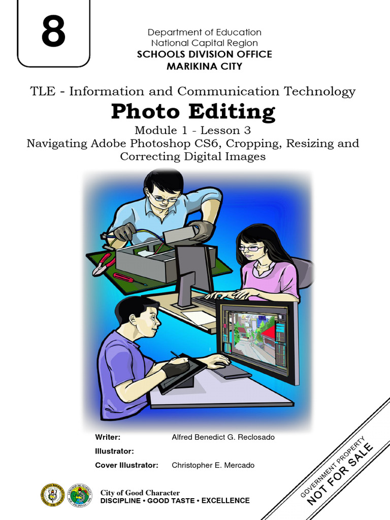 Gr8 Photo Editing Q2M1L3 | PDF | Image Editing | Image Resolution