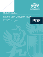 Retinal Vein Occlusion Guidelines 2022