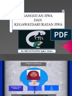 Gangguan Jiwa Dan Kedaruratan Jiwa