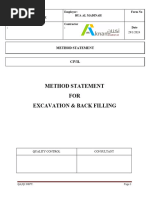 Backfilling Method Statement Guide | PDF