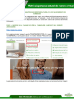Paso APaso para Matricula Persona Natural de Manera Virtual