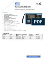 Insulation Tester Dit99a