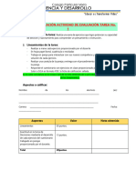 Ficha de Calificación Actividad de Evaluación Tarea No. 1