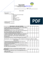 Real - VITAL-SIGNS Checklist