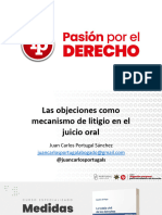 Las Objeciones Como Mecanismo de Litigio en El Juicio Oral PDF Gratis