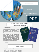 I UNIDAD - Tema 1-El Discurso y Texto Linguístico