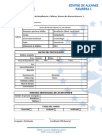 Ficha de Inscripción Talleres CDA Navarra 2022