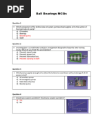 Bearing Questions | PDF | Bearing (Mechanical) | Mechanical Engineering