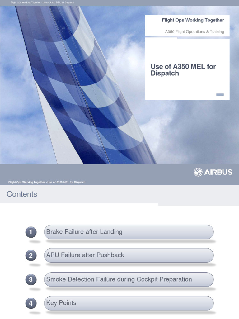 A350 MEL Use for Flight Dispatch | PDF | Aerospace | Aviation