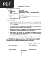 Surat Pernyataan Peminjaman