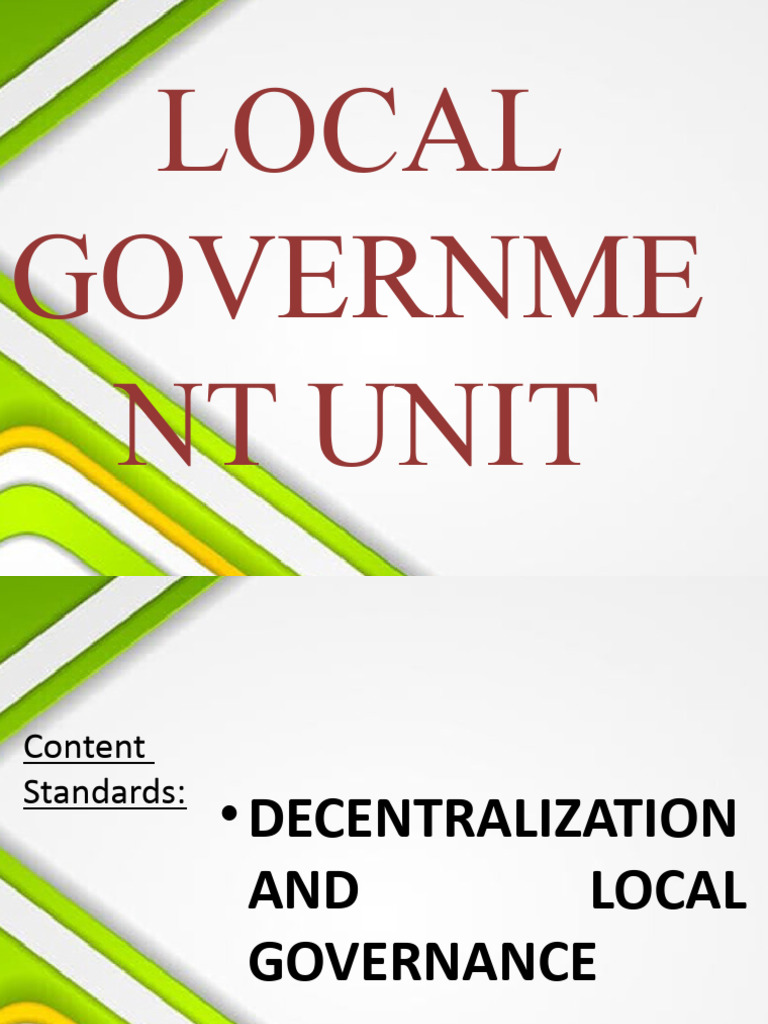 Understanding Philippine LGU Levels | PDF | Local Government | Justice
