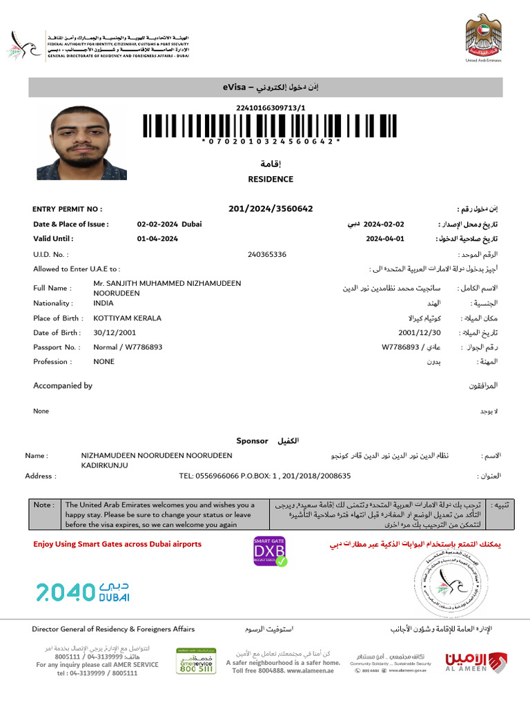 Evisa Accompanied By PDF International Relations National 