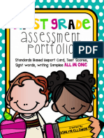 First Grade Assessment Portfolio