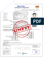 Malaysia: Medical Report For Foreign Worker