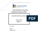 2024 GR 11 Efal Diagnostic Assessment Answer Sheet