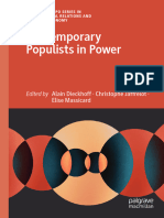Contemporary Populists in Power: Edited by Alain Dieckhoff Christophe Jaffrelot