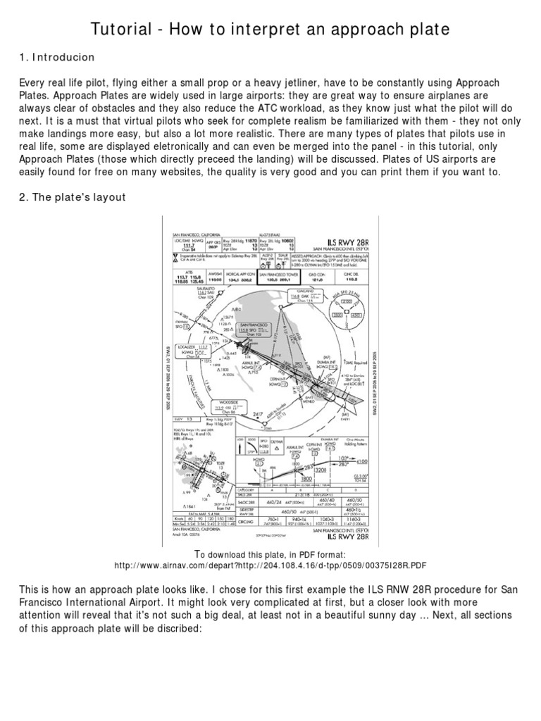 How To Read Approach Plates