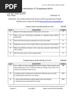 PEC-CSE 511 (A) (NEW)