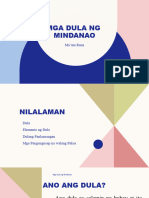 Mga Dula NG Mindanao