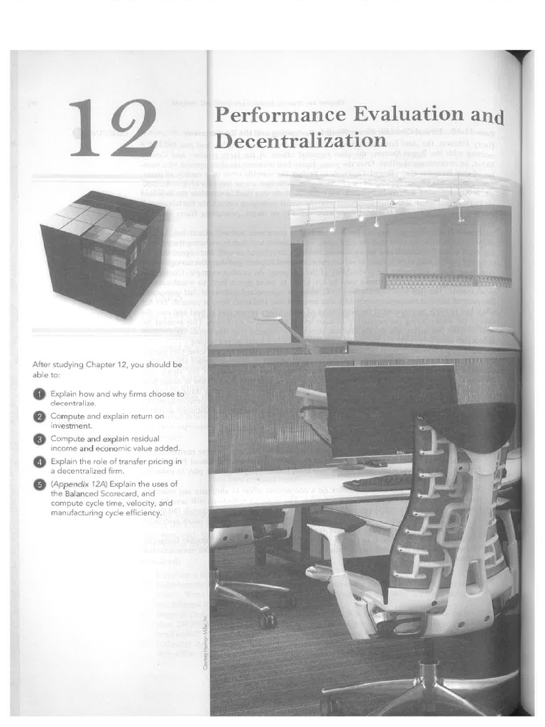 Chapter 12 Performance Evaluation and Decentralization (เนื้อหา) | PDF