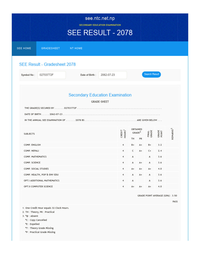 Nepal telecom see ntc net np see results 2078 pdf science