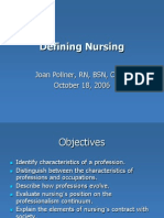 Defining Nursing